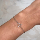 Diamond Triangle Bracelet