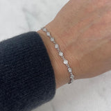 Bezel Link Bracelet- Various Sizes