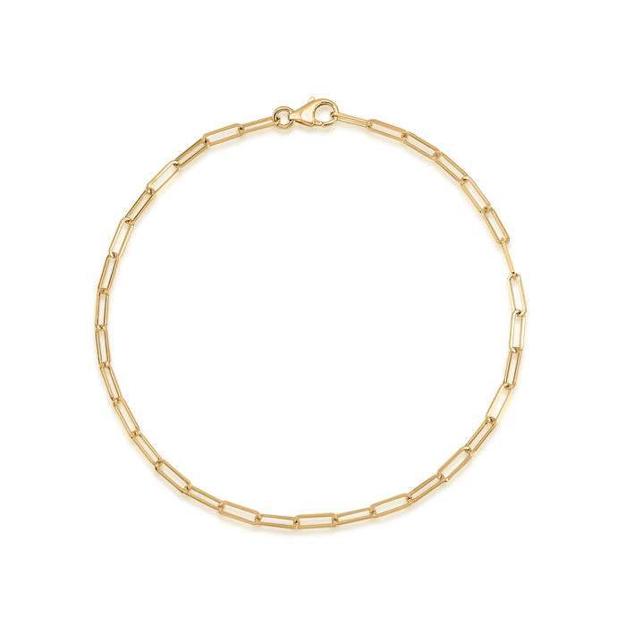 Paperclip Chain Bracelet- X-Small