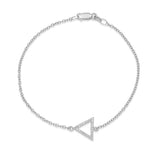 Diamond Triangle Bracelet