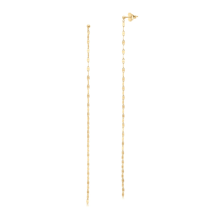 Wind Catcher Drop Chain Earrings