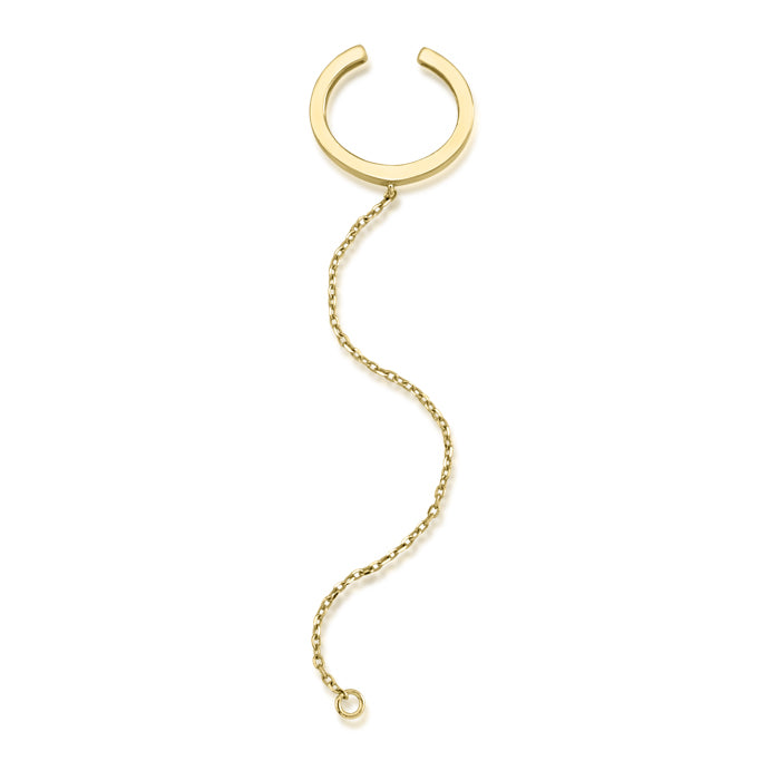 Ear Cuff With Chain (Single)