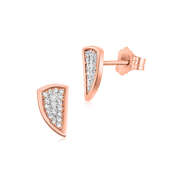 Diamond Shield Earrings