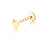 Heart Cartilage Earring (Single)