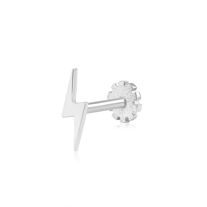 Lightening Bolt Cartilage Earring (Single)