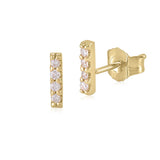 Diamond Bar Studs- Small