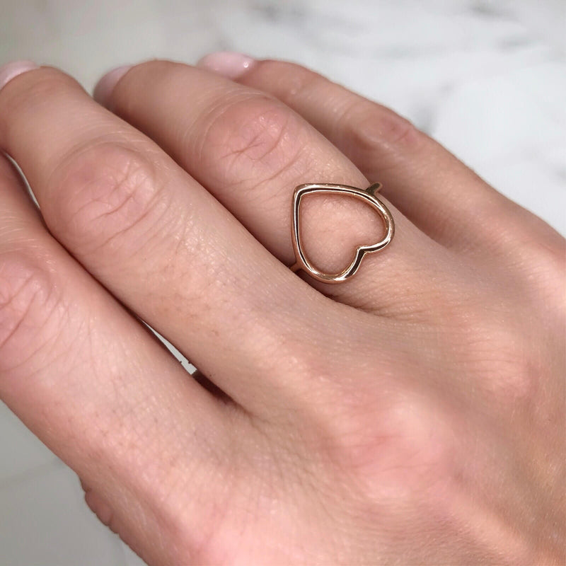 Heart Outline Ring