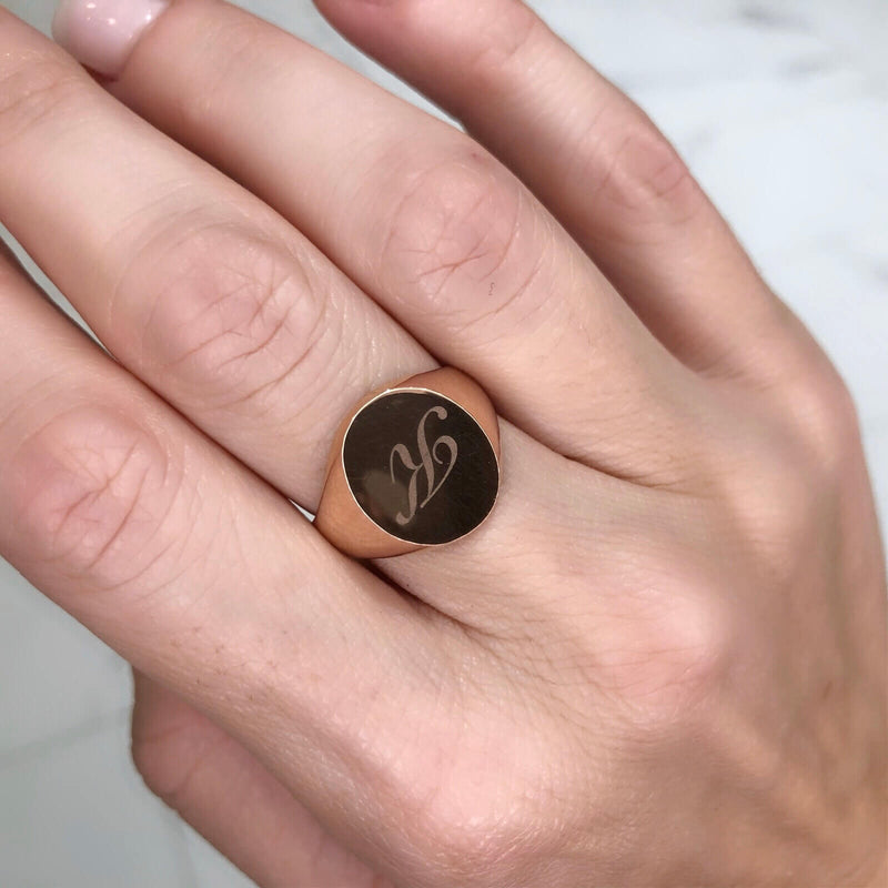 Oval Signet Ring- Large