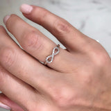 Infinity Diamond Ring