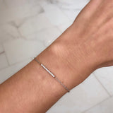 Diamond Bar Bracelet