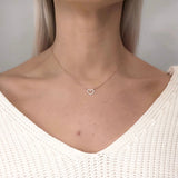 Diamond Heart Necklace- Small