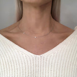 Diamond Stations Necklace