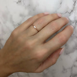 Diamond Baguette Wire Ring