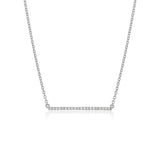 Diamond Bar Necklace- Large