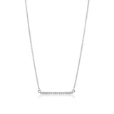 Diamond Bar Necklace- Medium