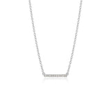 Diamond Bar Necklace - Small