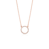 Diamond Circle Necklace