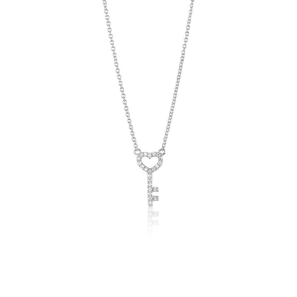 Diamond Key Necklace