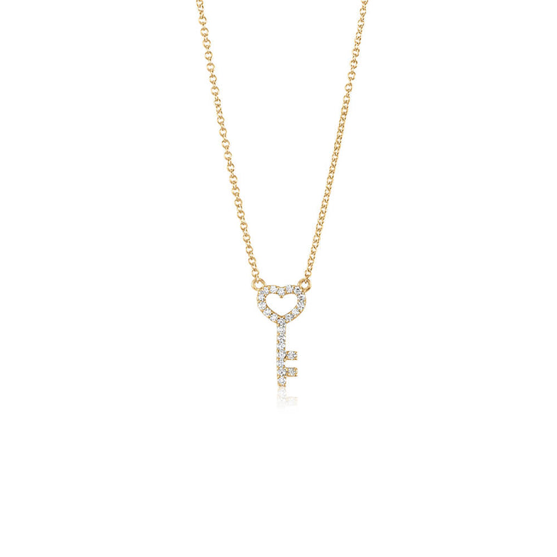 Diamond Key Necklace