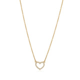 Diamond Heart Necklace- Small