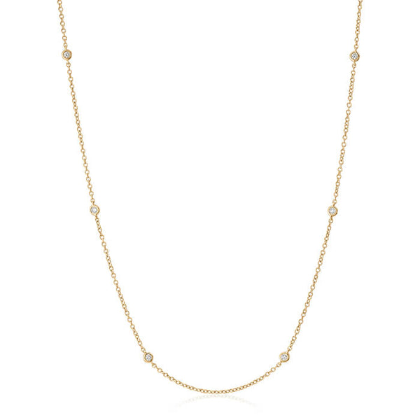 Diamond Stations Necklace