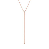 Diamond Lariat Necklace