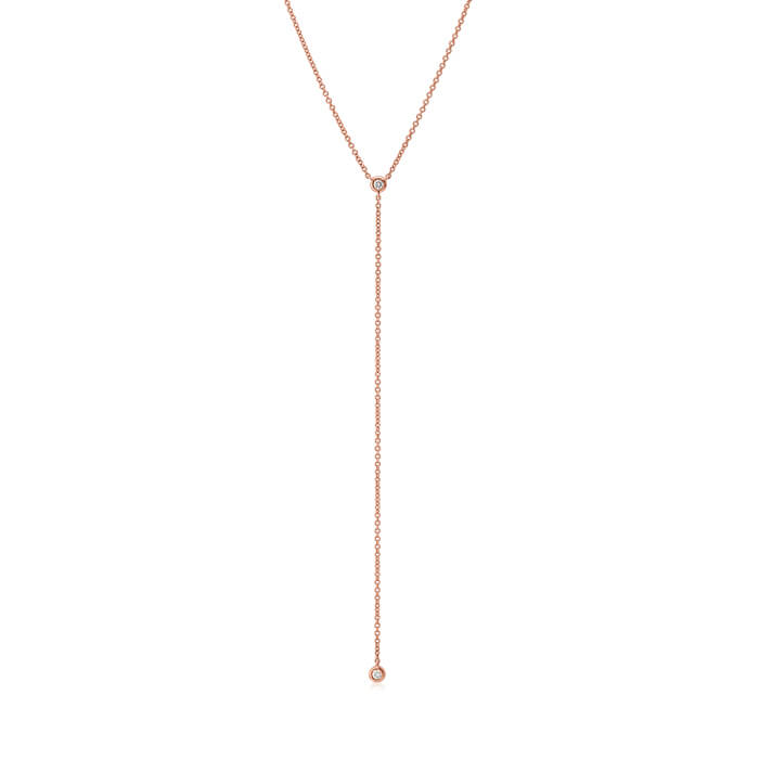 Diamond Lariat Necklace