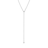 Diamond Lariat Necklace