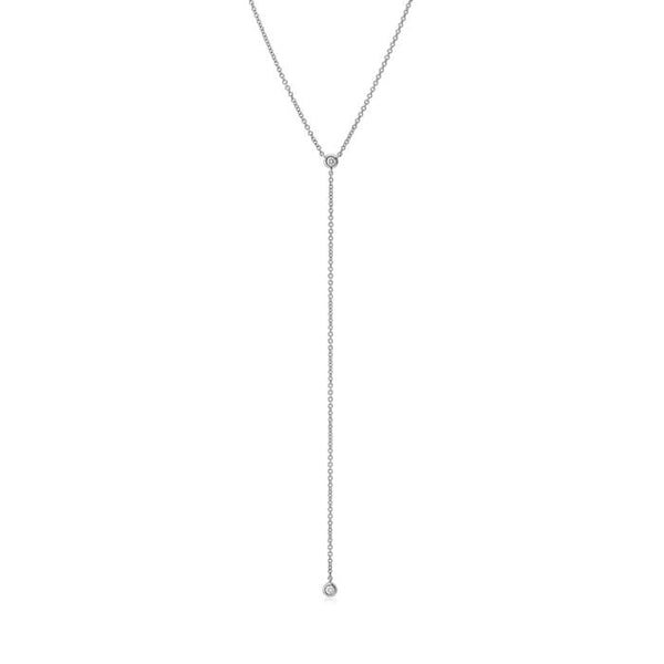 Diamond Lariat Necklace