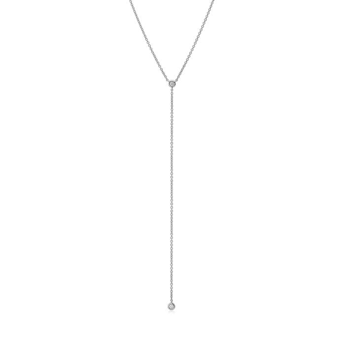 Diamond Lariat Necklace