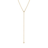 Diamond Lariat Necklace