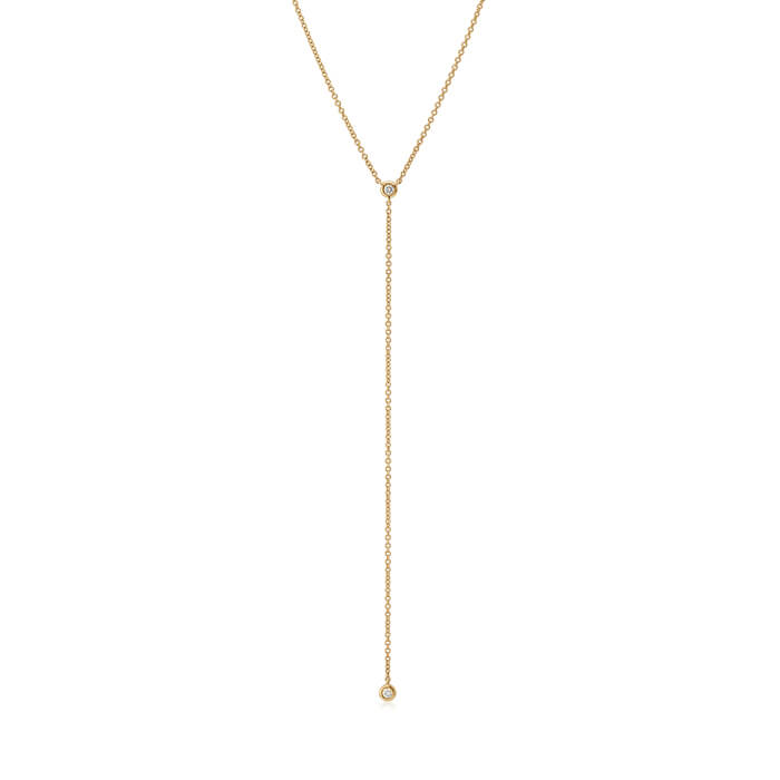 Diamond Lariat Necklace