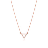 Diamond Triangle Necklace