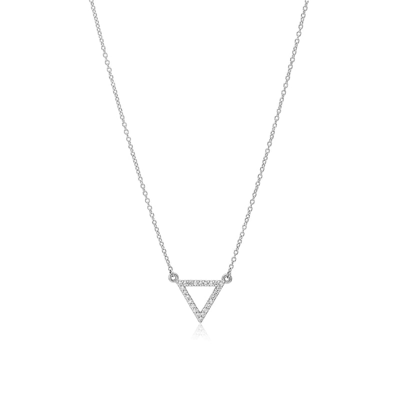 Diamond Triangle Necklace