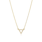 Diamond Triangle Necklace