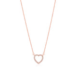 Diamond Heart Necklace- Large