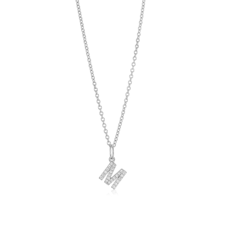 Diamond Initial Pendant/ Charm