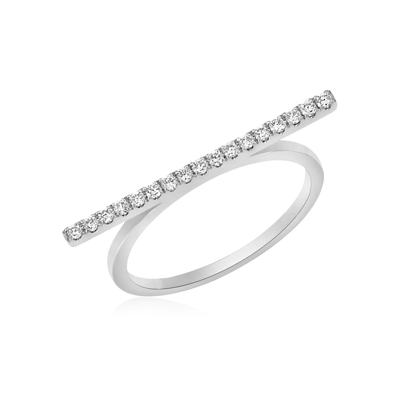 Diamond Bar Ring