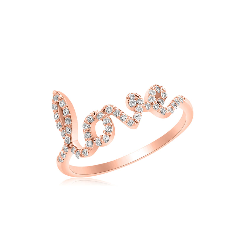 Diamond Love Ring