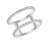 Diamond Double Row Ring- Large